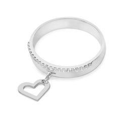 Срібний перстень Серце-підвіска, 16