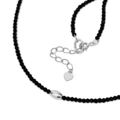 Серебряное ожерелье с шаром, 38 см + 3 см