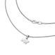Серебряное колье Моя страна, 45 см