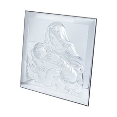 Срібна ікона Божа Матір Годувальниця