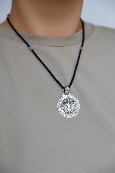 Срібна підвіска Дерево життя велика
