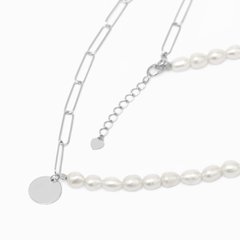 Серебряное ожерелье Афродита, 40 + 3 см