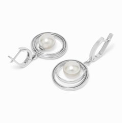 Срібні сережки Перла