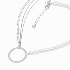 Серебряное ожерелье Афина, 36 + 3 см