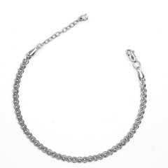 Срібний браслет Нонна, 17 см + 3 см, 17 см + 3 см