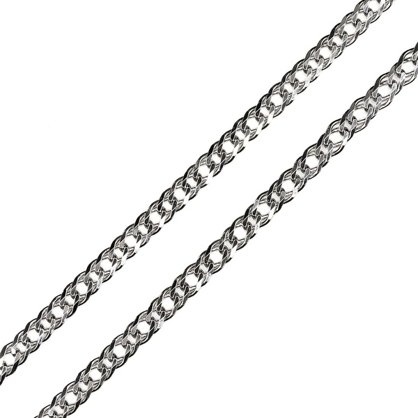 Серебряная цепочка Рембо 1.0, 65 см, 65 см