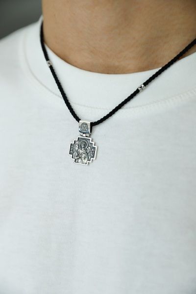 Серебряная подвеска Архангел Михаил