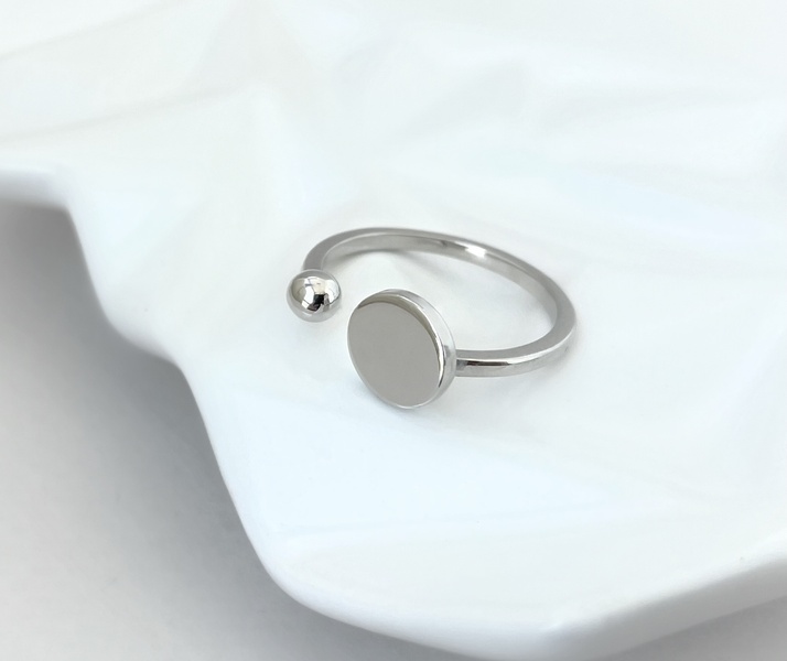 Срібний перстень Мінімал, 15