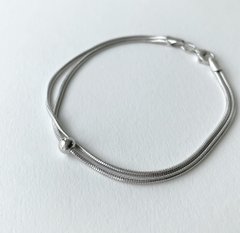 Срібний браслет Айві, 18 см