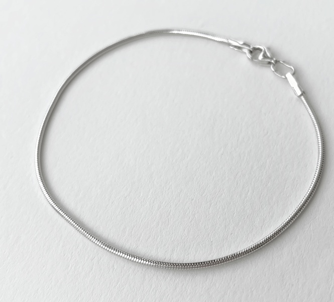 Срібний браслет Моне, 18 см, 18 см