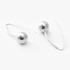 Срібні сережки Срібна куля